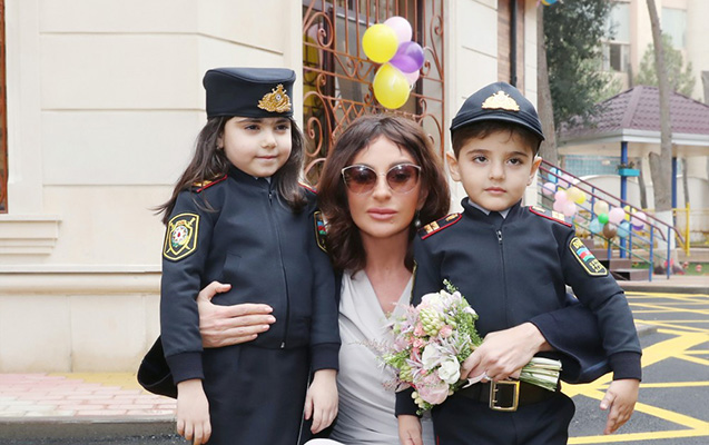 Mehriban Əliyeva uşaq bağçasının açılışında - Fotolar