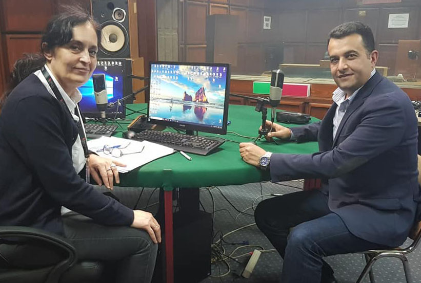 Seyran Mirzəzadə Monteneqro dövlət radiosunda qonaq olub