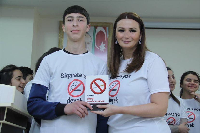 Millət vəkili Tovuzda gənclər üçün "Siqaretə yox deyək!" adlı tədbir keçirib