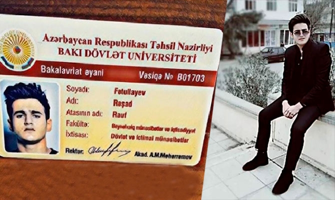 BDU-nun tələbəsini atasının gözü qarşısında qətlə yetirən şəxs tutuldu