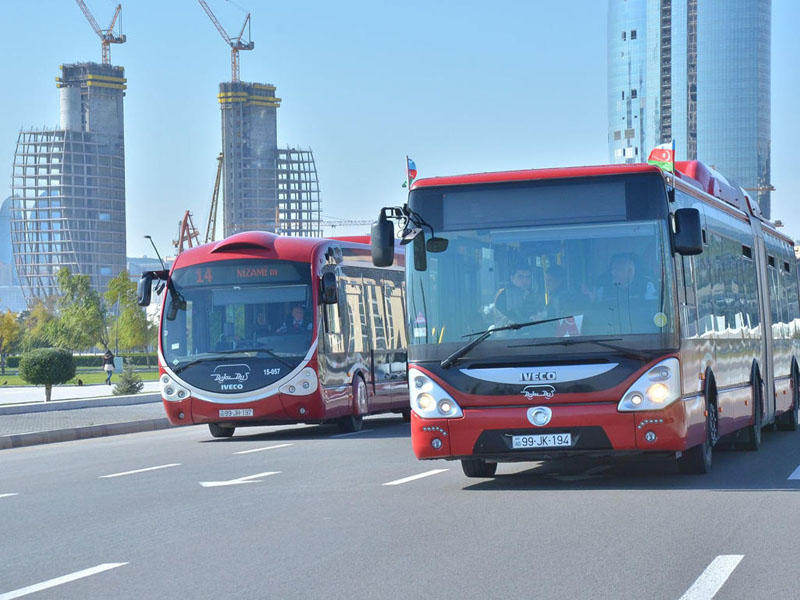 Sabah 14 marşrut xəttinin hərəkəti dəyişdiriləcək