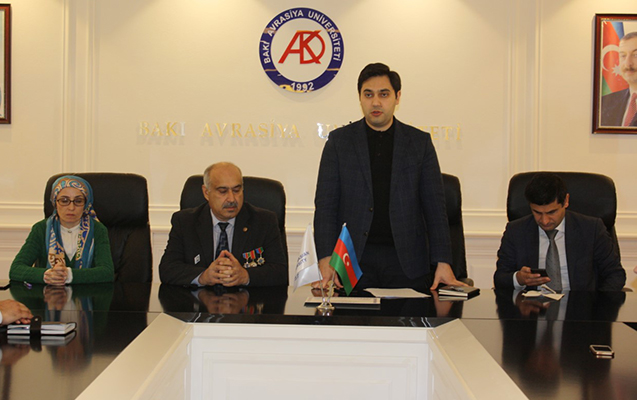 Xocalı qurbanları Bakı Avrasiya Universitetində də anılıb