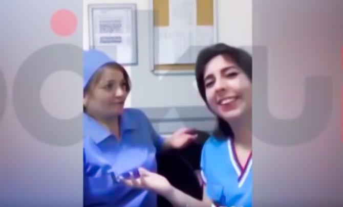 Afətin mahnısına görə işdən çıxarılan tibb işçilərindən yeni VİDEO