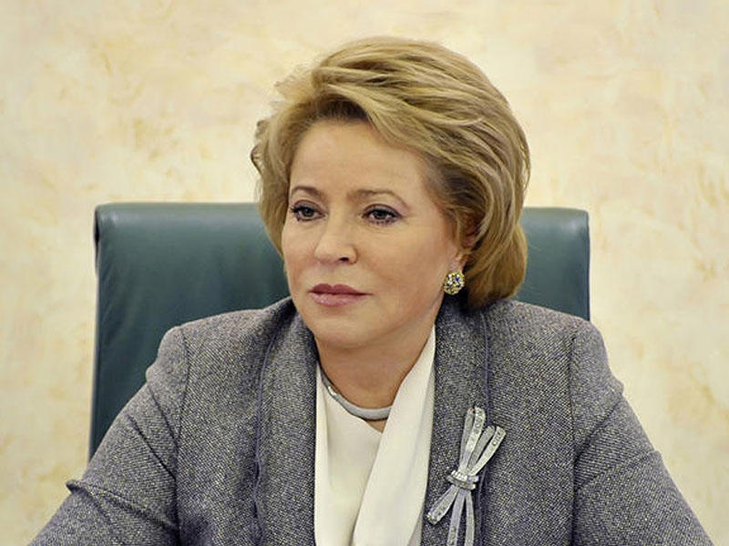 Matviyenko: "Rusiya-Azərbaycan əlaqələri qarşılıqlı hörmət və dostluq əsasında qurulub"