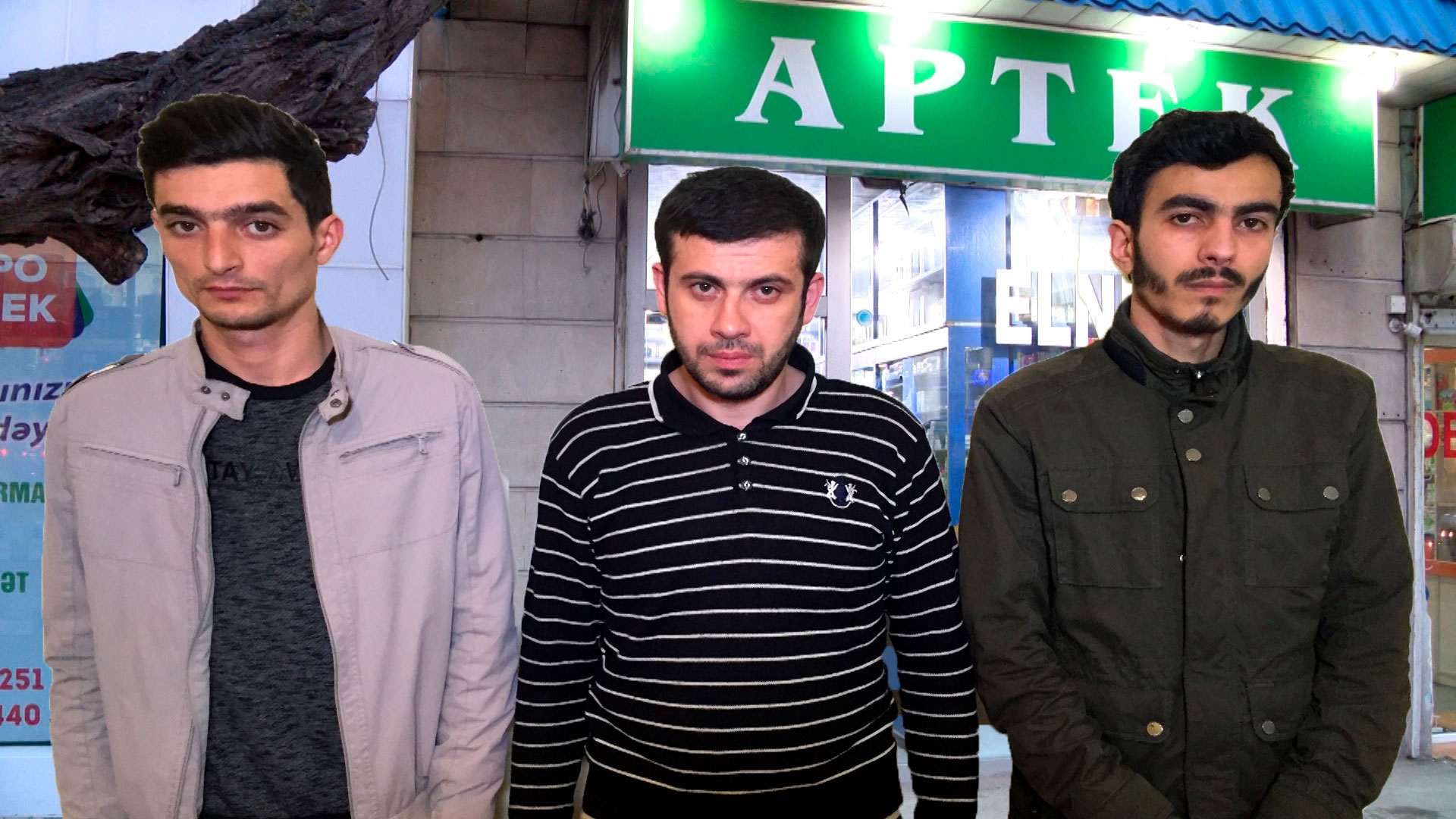 Bakıda aptek qarət edən dəstə üvzləri ifşa olundu – FOTO