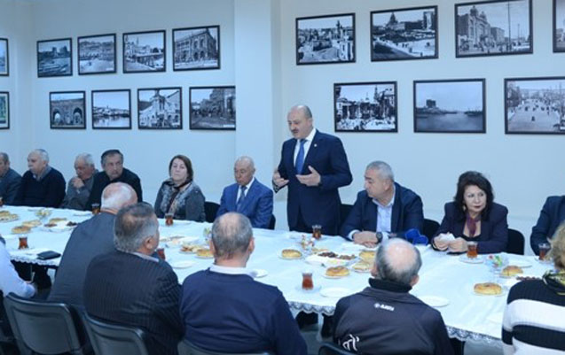 Nəsimi rayonunda Çernobıl əlilləri ilə görüş keçirilib - Foto