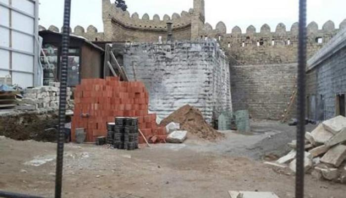 Qala divarlarının qarşısında restoran tikilir - Rəsmi açıqlama