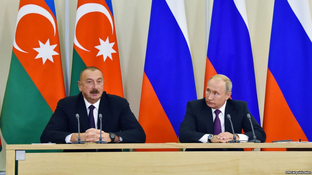 İlham Əliyev Putinə başsağlığı verdi