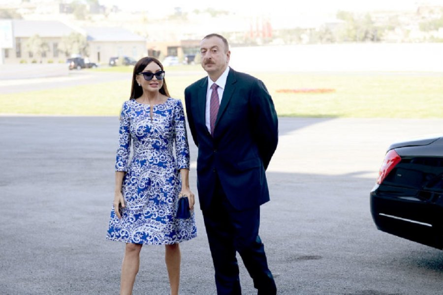 Prezident İlham Əliyev və xanımı Qobustanda