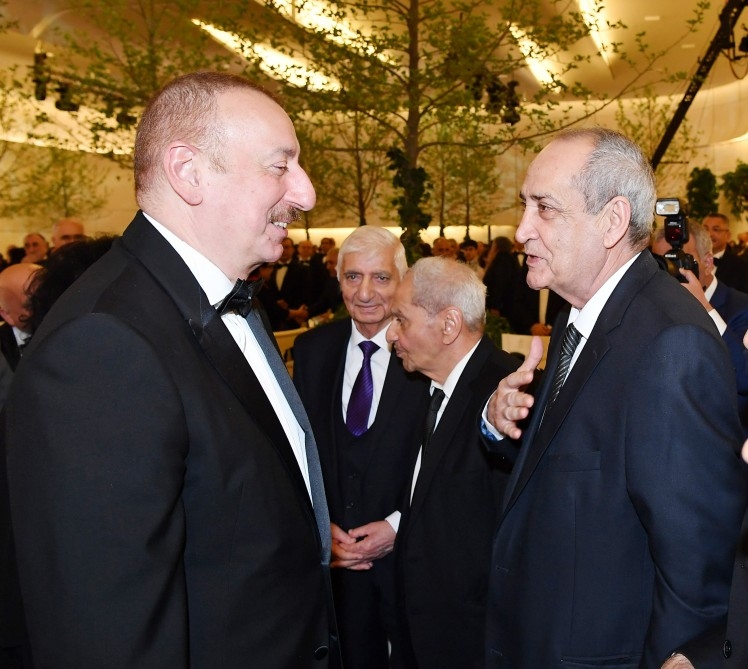 Prezident və xanımı Rasim Balayevlə görüşüb - FOTO