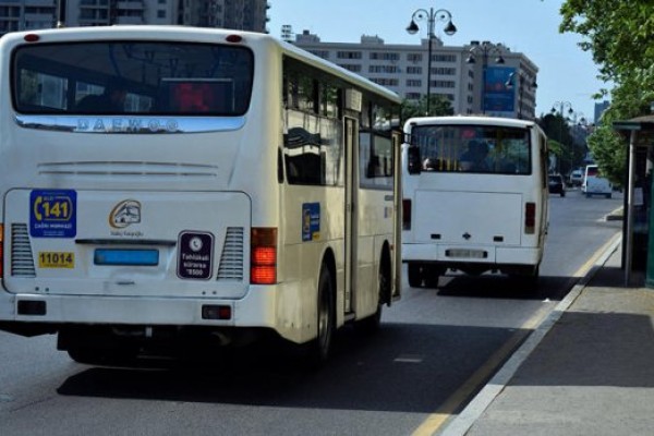 Bu marşrut avtobuslarının hərəkəti dəyişdirilir