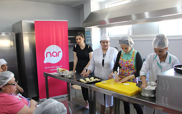 “Nar” eşitmə qüsurlu insanların peşəyə yiyələnməsinə dəstək olur