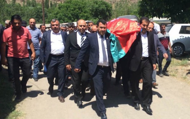 Əbülfəz Elçibəyin həyat yoldaşı torpağa tapşırılıb - Fotolar