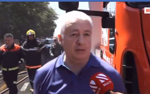 Etibar Mirzəyev də hadisə yerindədir - Video