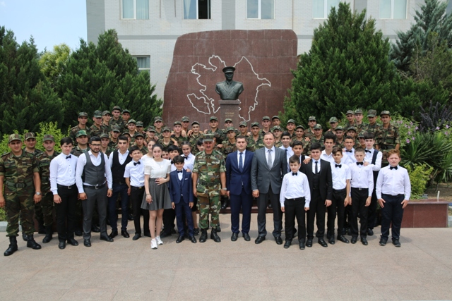 Binəqədidə Milli Ordunun yaranmasının ildönümünə həsr edilmiş tədbir keçirildi - FOTO