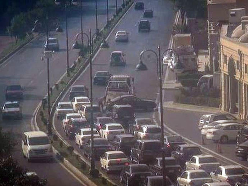 Tbilisi prospektindəki sıxlığın səbəbi bilindi