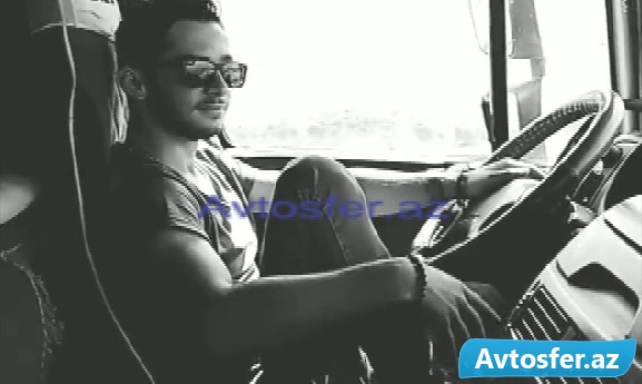 Azərbaycanda "Kamaz" sürücülərindən sükan arxasında şok əməl - VİDEO