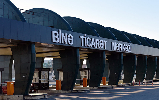 “Binə” ticarət mərkəzində yanğın olub
