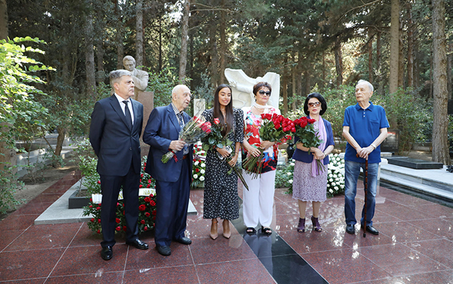 Leyla Əliyeva Müslüm Maqomayevin anım mərasimində - Fotolar