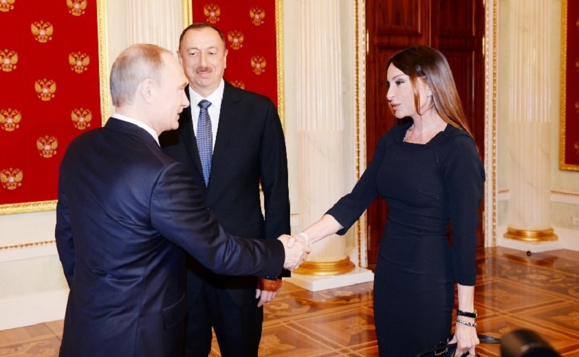Vladimir Putin Mehriban Əliyevanı təbrik edib