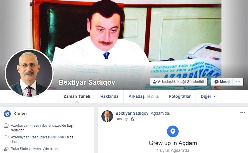 Daha bir YAP-çı deputat "Facebook"da profil açdı - FOTO