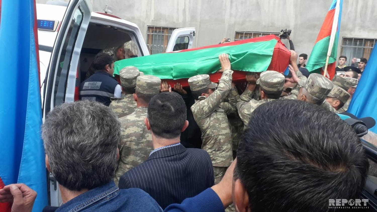 Şəhid əsgərimizin meyiti Azərbaycana qaytarıldı - FOTO