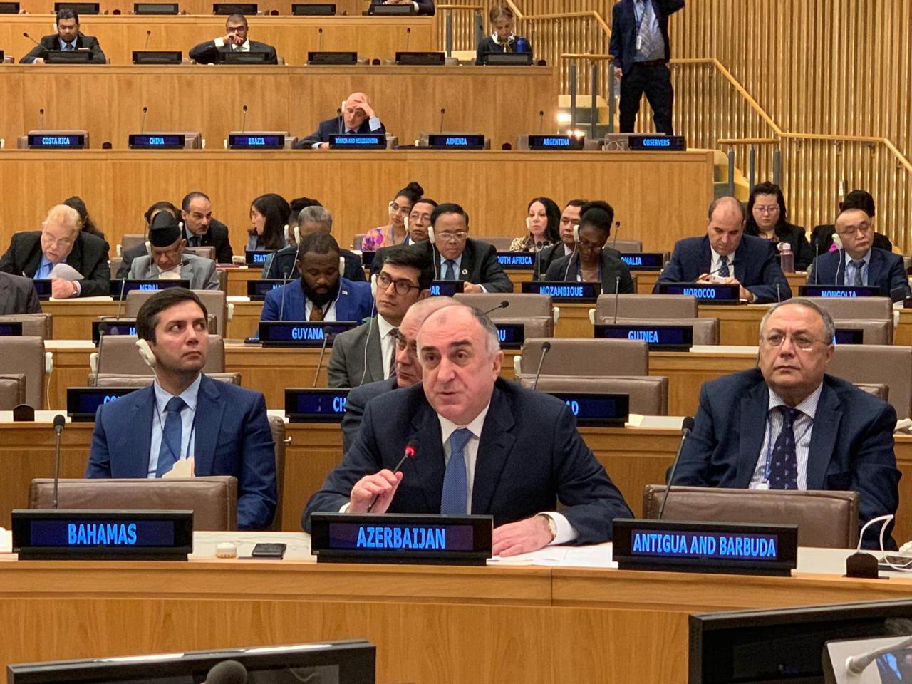 "Ermənistan BMT qətnamələrinə məhəl qoymamaqda davam edir" - Elmar Məmmədyarov