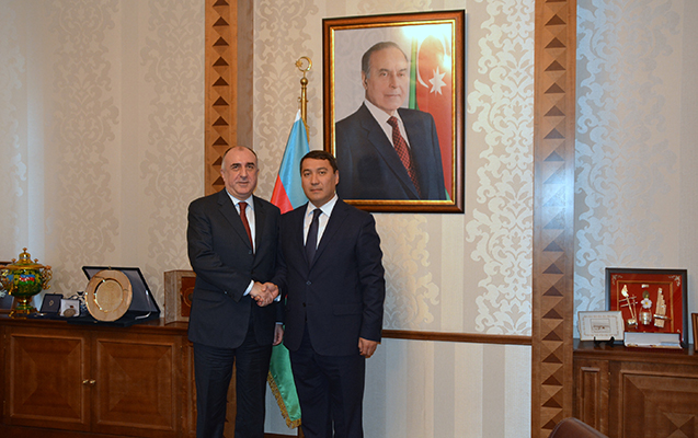 Məmmədyarov Qazaxıstanın yeni səfirini qəbul etdi - Foto