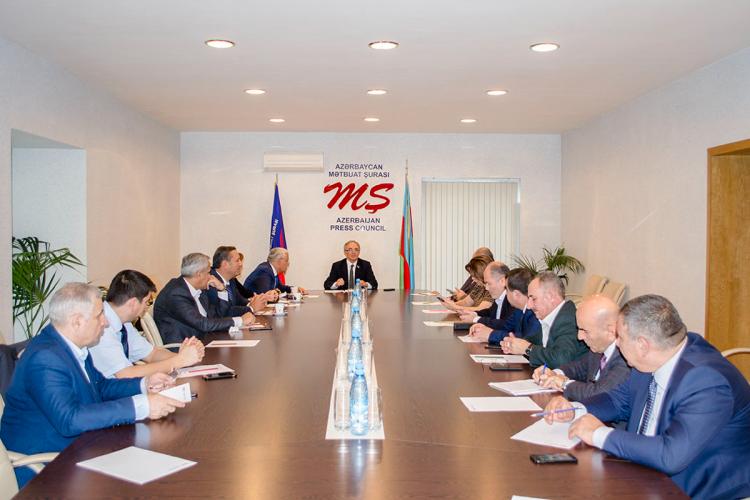 Mətbuat Şurasının İdarə Heyətinin iclası keçirilib