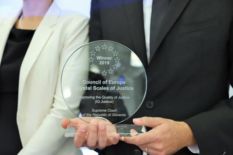 Məhkəmə və ədliyyə sahəsində innovasiyalara görə Avropa Şurası tərəfindən dörd ölkə mükafatlandırılıb - FOTO