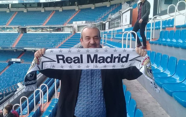 Meyxanaçı Ağamirzə "Real Madrid"in stadionunda - FOTO