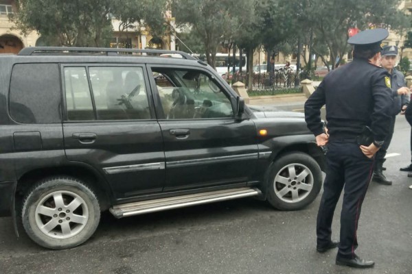 "Mitsubishi"nin sürücüsü sükan arxasında öldü