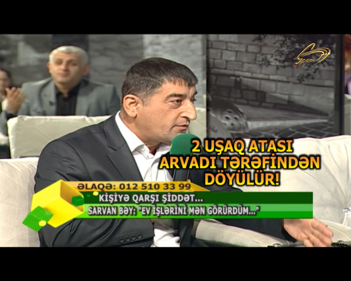 Kişi efirə çıxdı: "Arvadım məni döyür, evdən qovur" - VİDEO