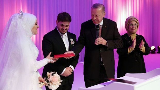 Ərdoğan nikah şahidi oldu - FOTO