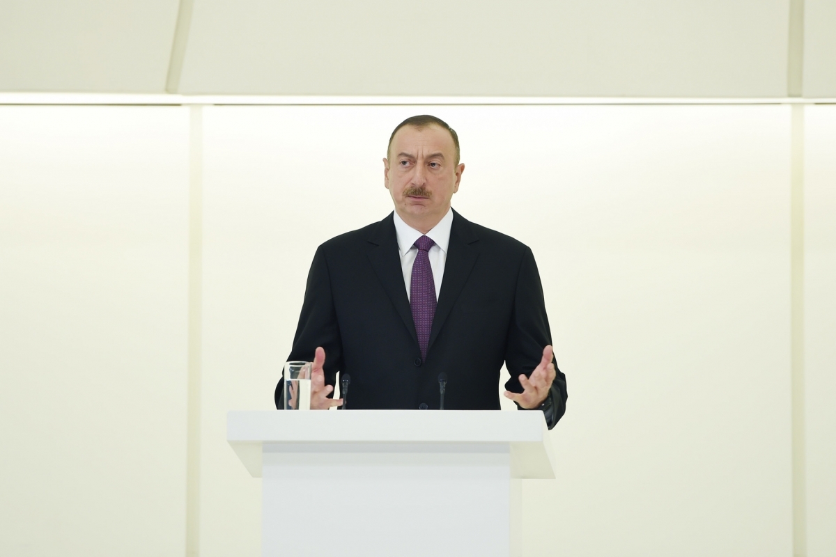 “Erməni tarixçiləri tarixi təhrif etməkdə usta dərəcəsinə çatıblar” - İlham Əliyev