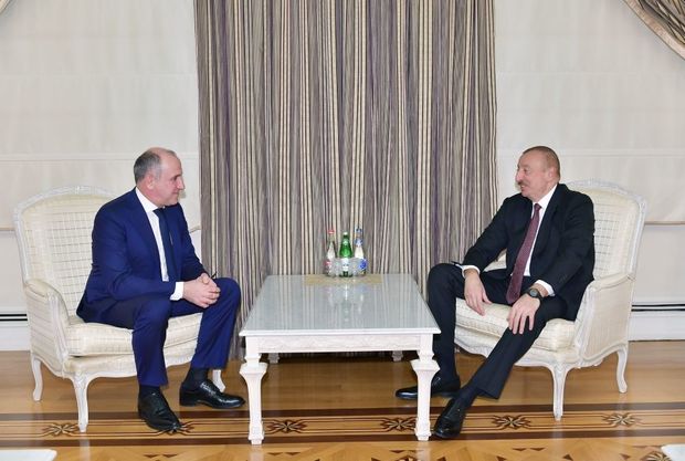 Prezident Raşid Temrezovla görüşdü - YENİLƏNİB + FOTO