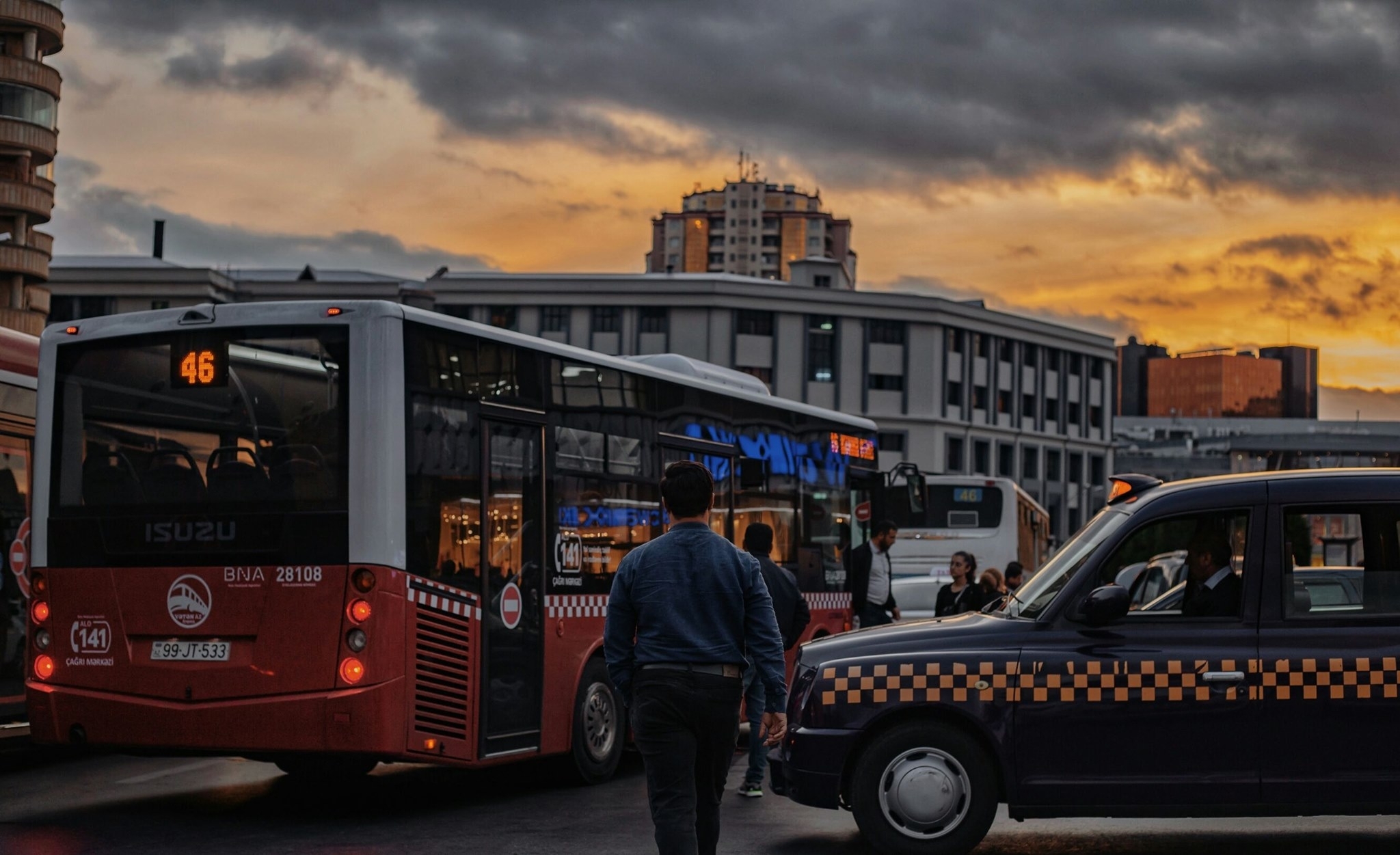 Bakıda bu marşrutun hərəkət istiqaməti dəyişdirildi