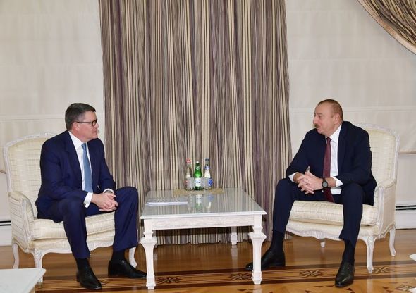 İlham Əliyev CISCO şirkətinin nümayəndə heyətini qəbul etdi - FOTO