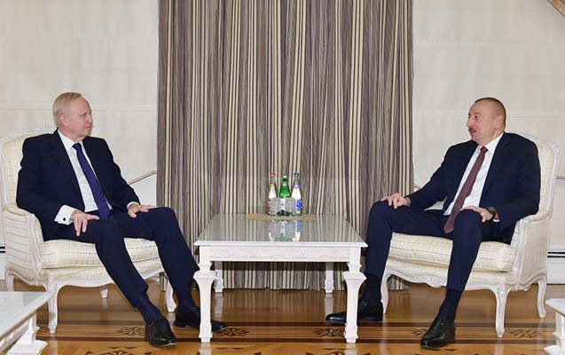 Prezident BP-nin baş icraçı direktorunu qəbul etdi - Foto