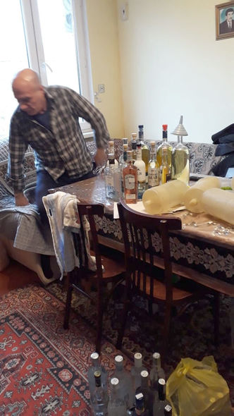 Mingəçevirdə saxta alkoqollu içkilər aşkarlandı — FOTO