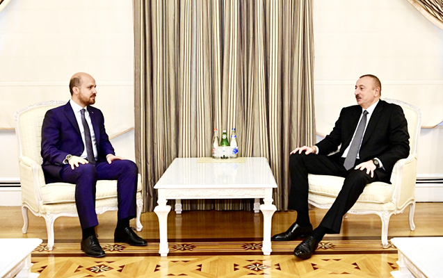 Prezident Ərdoğanın oğlunu qəbul etdi