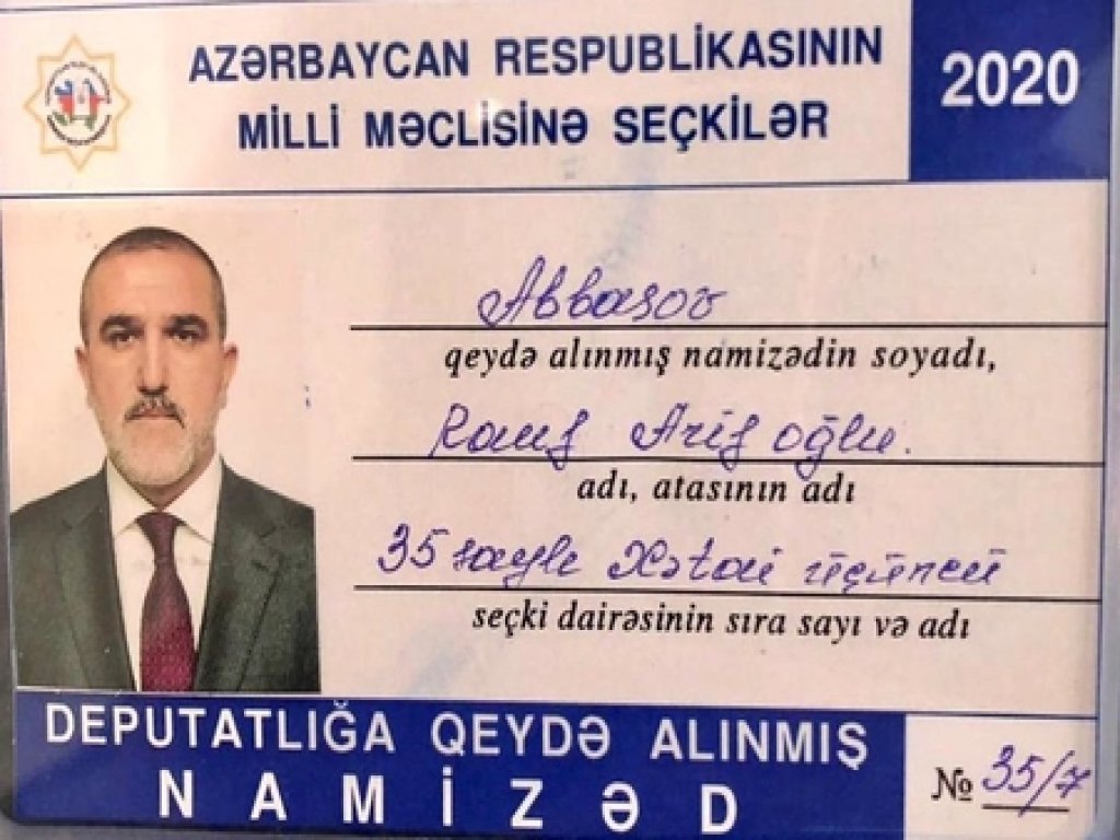 Rauf Arifoğlunun deputatlığa namizədliyi qeydə alındı