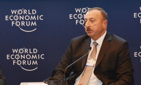 İlham Əliyevin Davosdakı çıxışı Türkiyə telekanalında - VİDEO