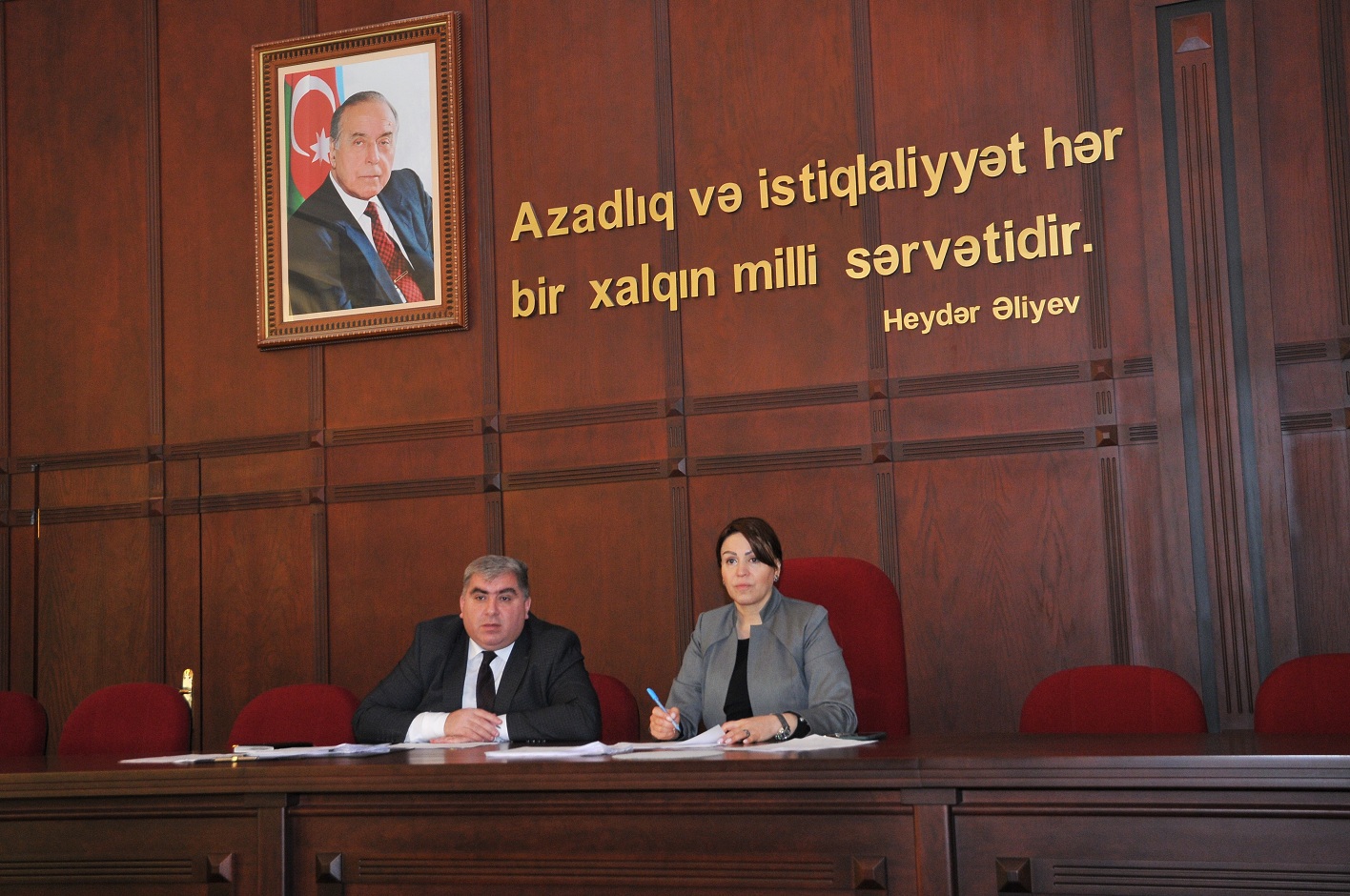 İradə Gülməmmədova kənd və qəsəbələrdə ödənişli ictimai işlərdə çalışan işçilərlə görüşdü - FOTOLAR