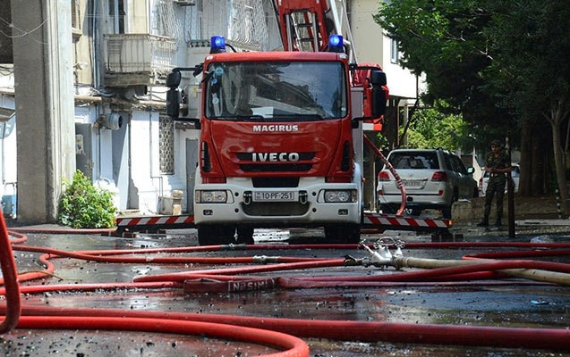 Azərbaycanda uşaq bağçası yandı