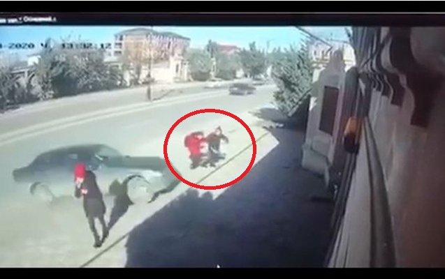 Şagirdləri vuran sürücü tutuldu
