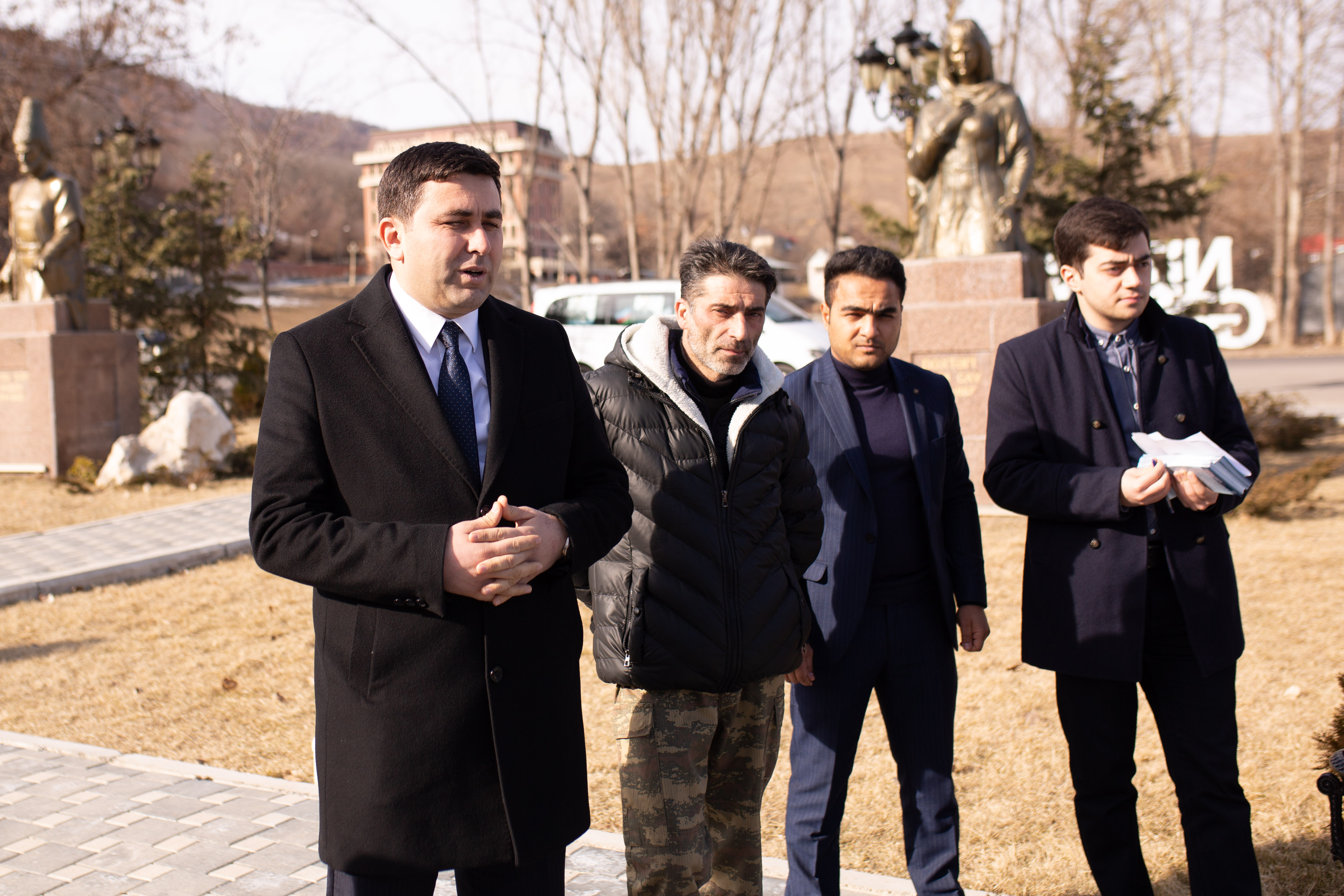 Hacıkənd Qəsəbəsinin sakinləri ilə Müşfiq Cəfərovun görüşü təşkil olundu - FOTOLAR