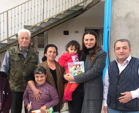 Qənirə Paşayeva Əlibəylidə şəhid ailələri və seçicilərlə görüşüb - FOTOLAR