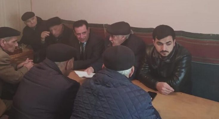 Elnur Abbaszadənin 47-ci məhəllənin sakinləri ilə görüşü – FOTO