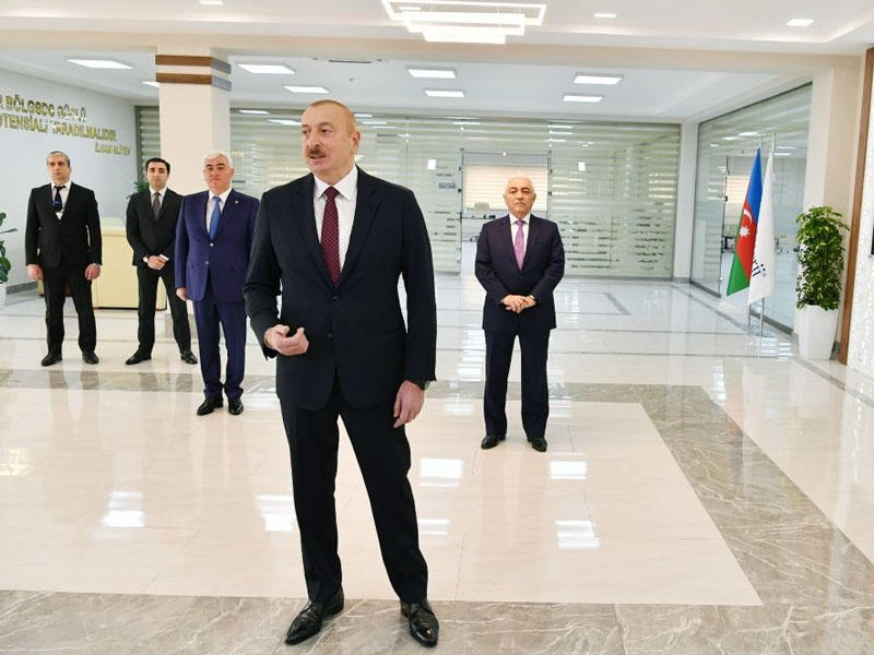İlham Əliyev: Bərpa olunan enerji növləri Azərbaycanda inkişaf edəcək, bu inkişaf geniş vüsət alacaq